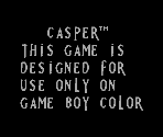 Game Boy Error Message