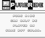 Game Boy Error Message