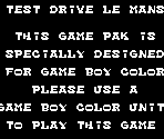 Game Boy Error Message