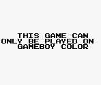 Game Boy Error Message