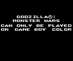 Game Boy Error Message