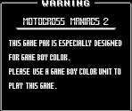 Game Boy Error Messages