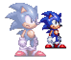 Custom / Edited - Sonic the Hedgehog Customs - Sonic (LooneyDude-Style,  Expanded) - The Spriters Resource