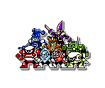 Robot Masters (Battle+Fighters-Style)