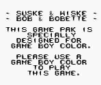 Game Boy Error Message