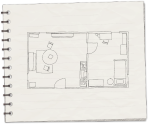 Lake Juliet Notebook - Abandoned House (Living Room + Study Room)