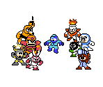 Mega Man 1 Robot Masters (Design Document Recreation)