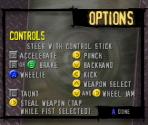 Options Menus