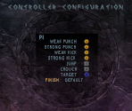 Controller Configuration & Pak menus