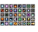 Weapon Icons (MMX SNES-Style)