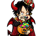 #2748 - Luffy: Demon Lord - Happy Halloween!