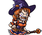 #2762 - Nami: Orange Witch - Happy Halloween!