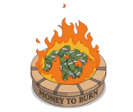 "Money to Burn" Firepit