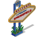 Welcome to Springfield Sign