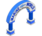 Marine World Sign