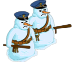 Snowperson Security Guard