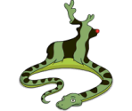 Snake Eating Rudolph