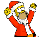 Santa Homer