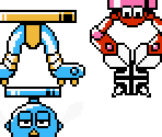 MM10 Concept Art Enemies (NES-Style)