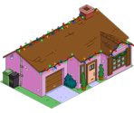 Christmas Pink House