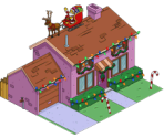 Christmas Purple House