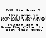 Game Boy Error Message