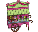 Lovely Flower Cart