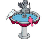 Cherub Bird Bath