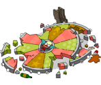 Destroyed Holiday Wheel