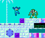 Ice Man Tileset (Powered Up, NES-Style)