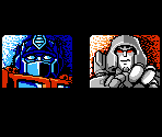 Optimus Prime and Megatron (Portrait, Mystery of Convoy-Style)