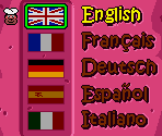 Language Select Screen (EU)