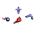 Sub Weapons (Haunted Castle) (NES-Style)