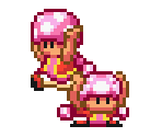 Toadette (SMB2 SNES, SMM2-Style)