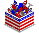 Patriotic Box of Fireworks