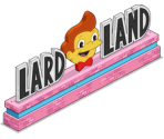 Lard Land Sign