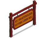 Mt. Swartzwelder Cider Mill Sign