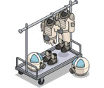 Sands of Space Costume Rack