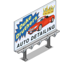 Duke Druther's Auto Detailing Billboard