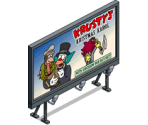 Krusty's Kristmas Karol Billboard