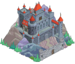 Fantasy Mountain Castle