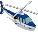 Itchy & Scratchy Helicopter