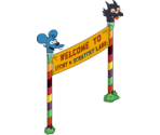 Itchy & Scratchy Land Banner