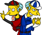 Softball Mr Burns (Red & Blue)