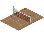 Clay Tennis Court