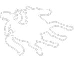 Jockey Chalk Outline