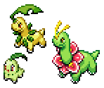 Chikorita, Bayleef & Meganium