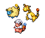 Mareep, Flaafy & Ampharos