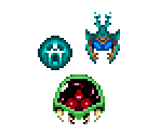 Metroid Enemies (Super Metroid)