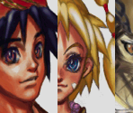 PlayStation - Chrono Cross - Character Menu Art - The Spriters